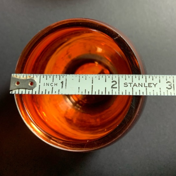 Target Orange & Clear Glass Votive Candleholders, [Set of 2] - Picture 8 of 9